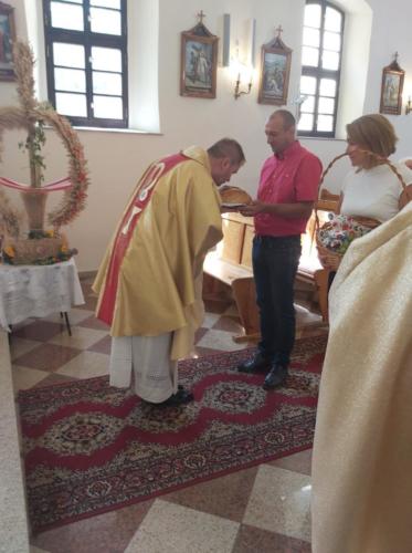 Msza dożynkowa Ruja1